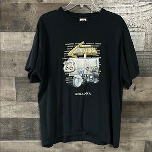 Vintage Arizona Route 66 Black Graphic Tee